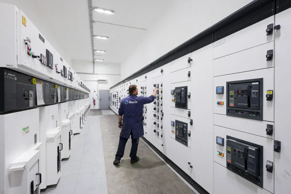 Industrial facility with sustainability infrastructure